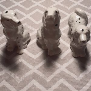 Bundle of 3 "dalmatian" figurines